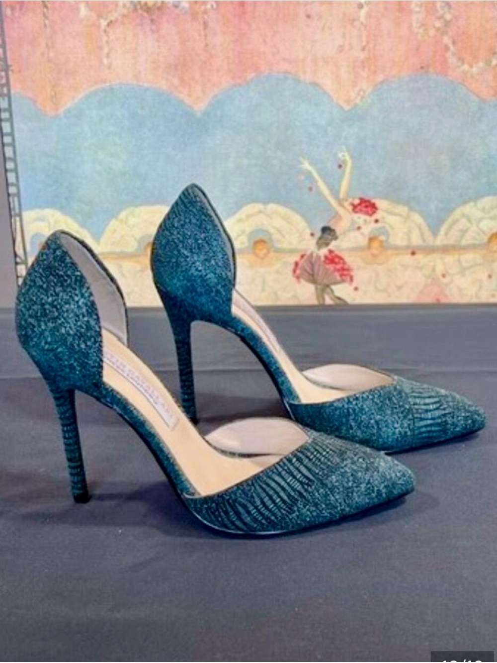Chinese Laundry l Kristin Cavallari Kamryn D'Orsay Stiletto Green NWOB Sz 6.5